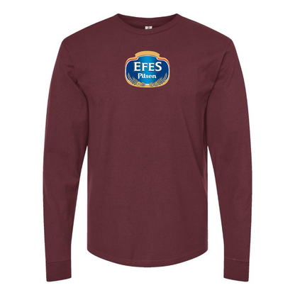 Men's Efes Logo Cotton Long Sleeve T-Shirt