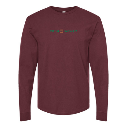 Men's  Intesa  Logo Cotton Long Sleeve T-Shirt
