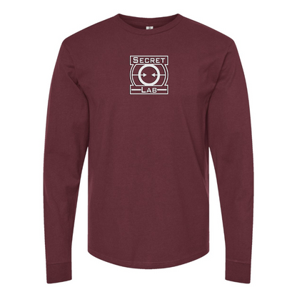 Men's Secret Lab Symbol Logo Cotton Long Sleeve T-Shirt