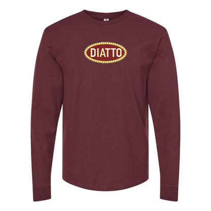 Men's Diatto Logo Cotton Long Sleeve T-Shirt