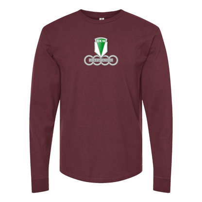 Men's DKW Logo Cotton Long Sleeve T-Shirt