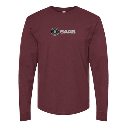 Men's Saab Logo Long Sleeve T-Shirt
