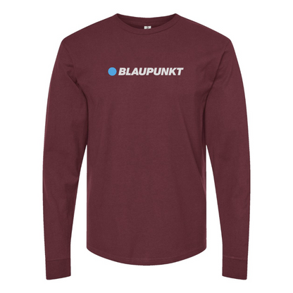 Men's Blaupunkt Logo Cotton Long Sleeve T-Shirt