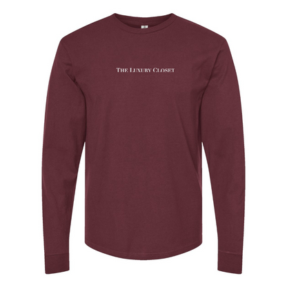 Men's The Luxury Closet Logo Cotton Long Sleeve T-Shirt