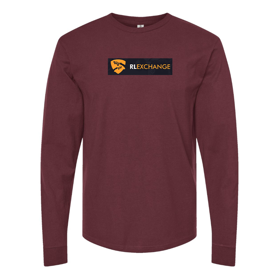 Men's RL Exchange Logo Cotton Long Sleeve T-Shirt