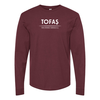 Men's Tofas Logo Cotton Long Sleeve T-Shirt