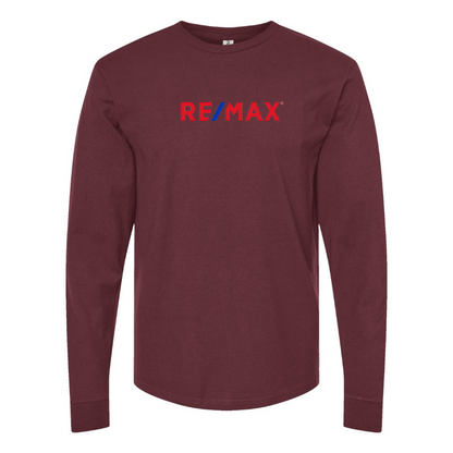 Men's ReMax Logo Cotton Long Sleeve T-Shirt