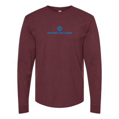 Men's Ashok Leyland Logo Cotton Long Sleeve T-Shirt