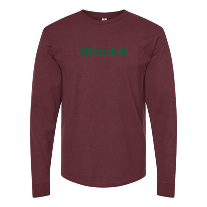 Men's StockX Logo Cotton Long Sleeve T-Shirt