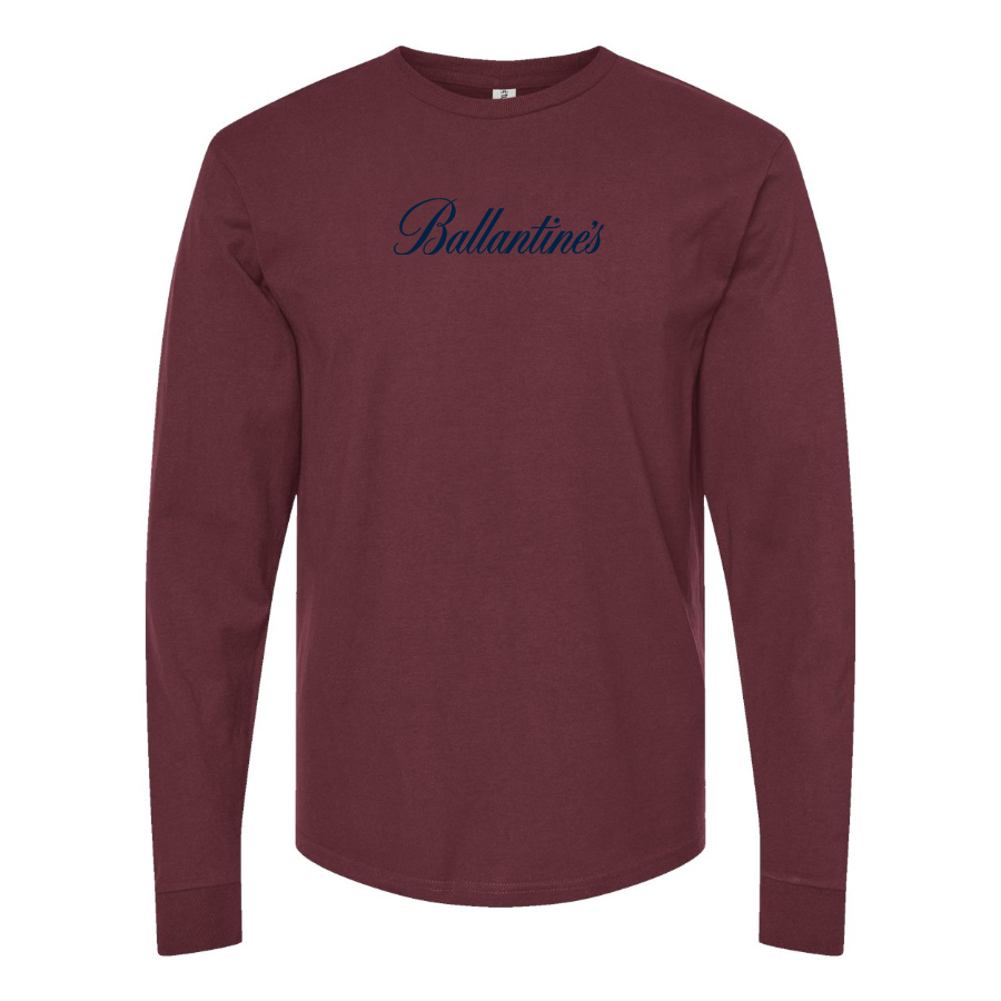 Men's Ballantines Logo Cotton Long Sleeve T-Shirt