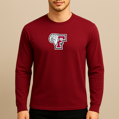Men's Fordham Rams Logo Long Sleeve T-Shirt