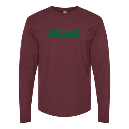 Men's Maschinenbau Kiel Logo Cotton Long Sleeve T-Shirt