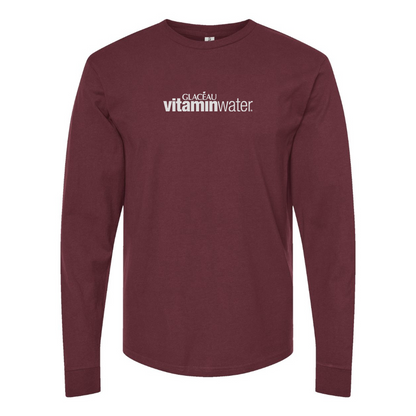 Men's Vitaminwater Logo Cotton Long Sleeve T-Shirt