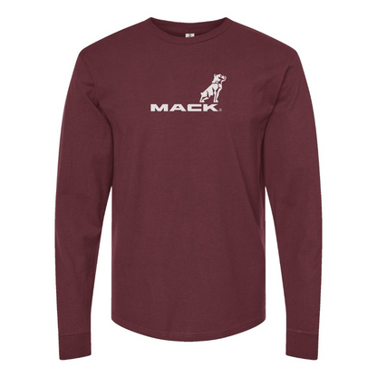 Men's Mack Logo Cotton Long Sleeve T-Shirt