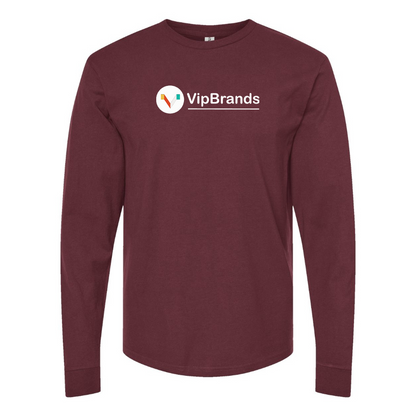 Men's VipBrands  Logo Cotton Long Sleeve T-Shirt