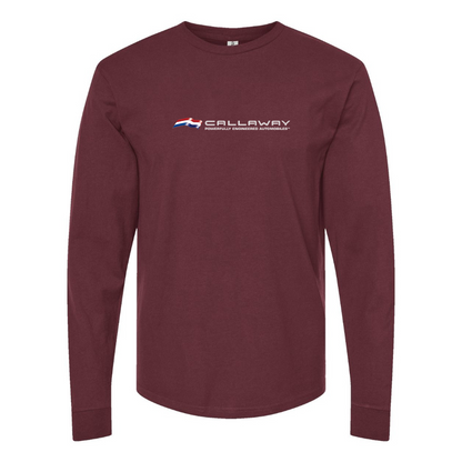Men's Callaway Logo Cotton Long Sleeve T-Shirt