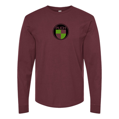 Men's Puch Logo Cotton Long Sleeve T-Shirt