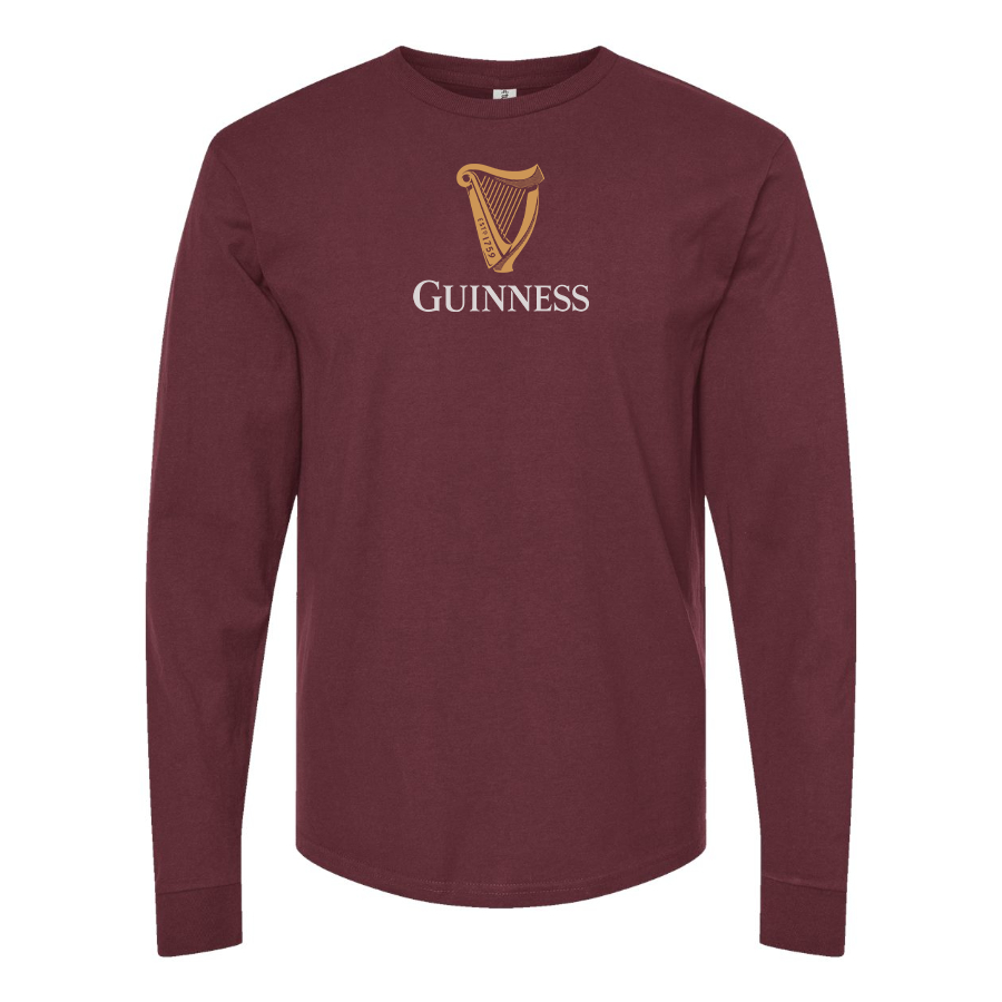Men's Guinness Logo Long Sleeve T-Shirt