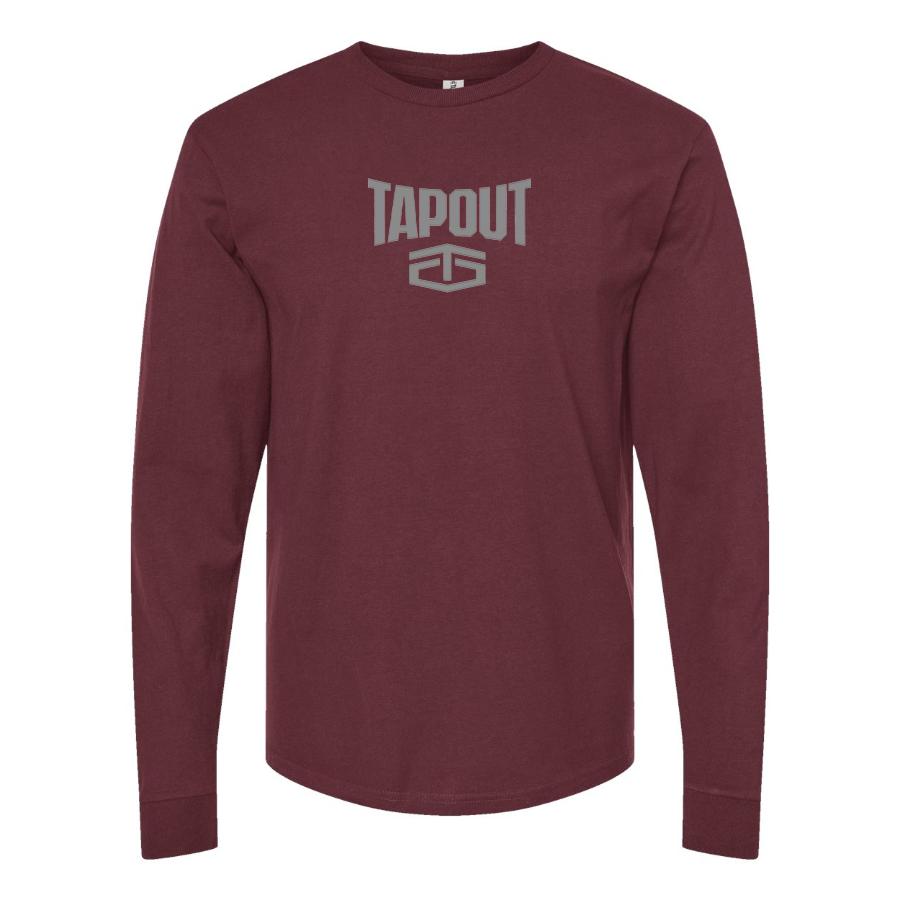 Men's Tapout Logo Cotton Long Sleeve T-Shirt