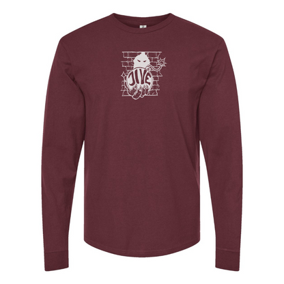 Men's Jivebomb Logo Cotton Long Sleeve T-Shirt