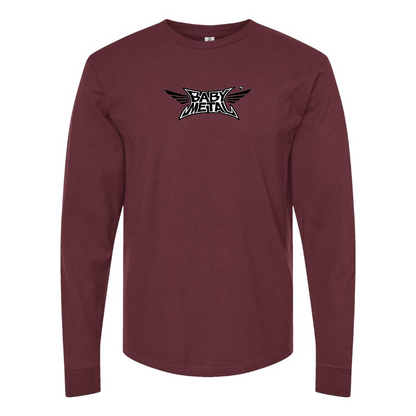 Men's Babymetal Logo Cotton Long Sleeve T-Shirt