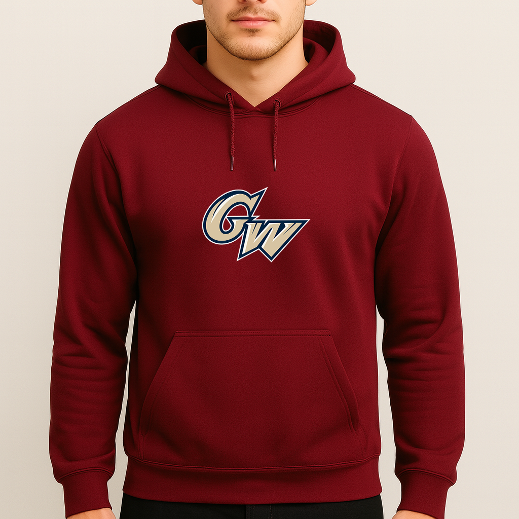 Men's  George Washington Colonials Logo Pullover Hoodie