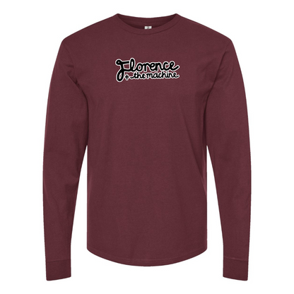 Men's Florence and the Machine Logo Cotton Long Sleeve T-Shirt