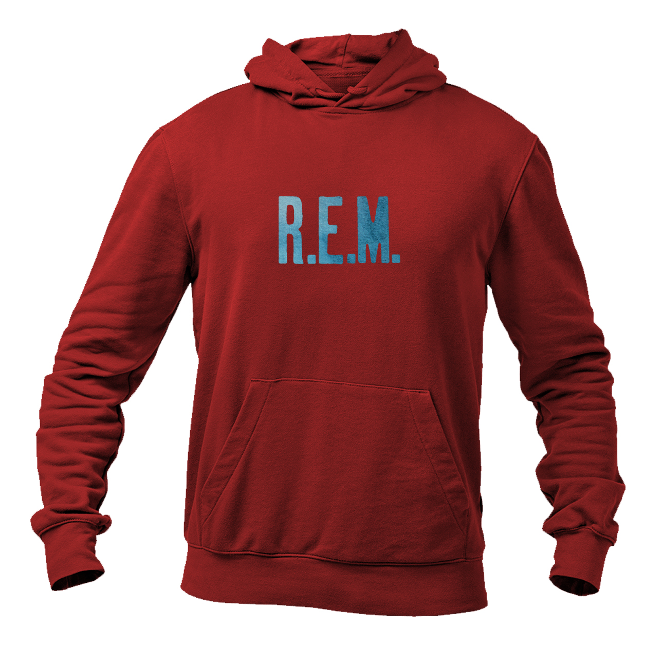 Men's R.E.M. Blue Softstyle Midweight Hooded Sweatshirt