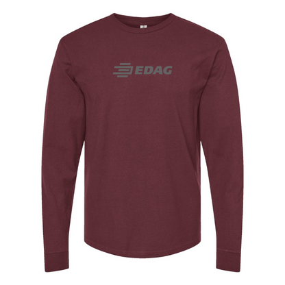 Men's Edag Logo Cotton Long Sleeve T-Shirt
