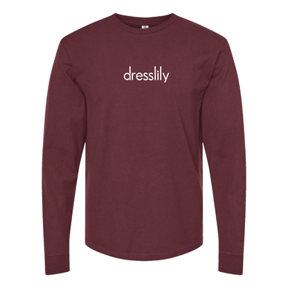 Men's DressLily Logo Cotton Long Sleeve T-Shirt