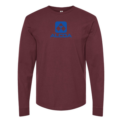 Men's Alcoa Logo Cotton Long Sleeve T-Shirt