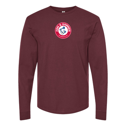 Men's Arm Hammer Logo Cotton Long Sleeve T-Shirt