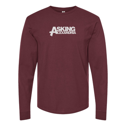Men's Asking Alexandria Logo Cotton Long Sleeve T-Shirt