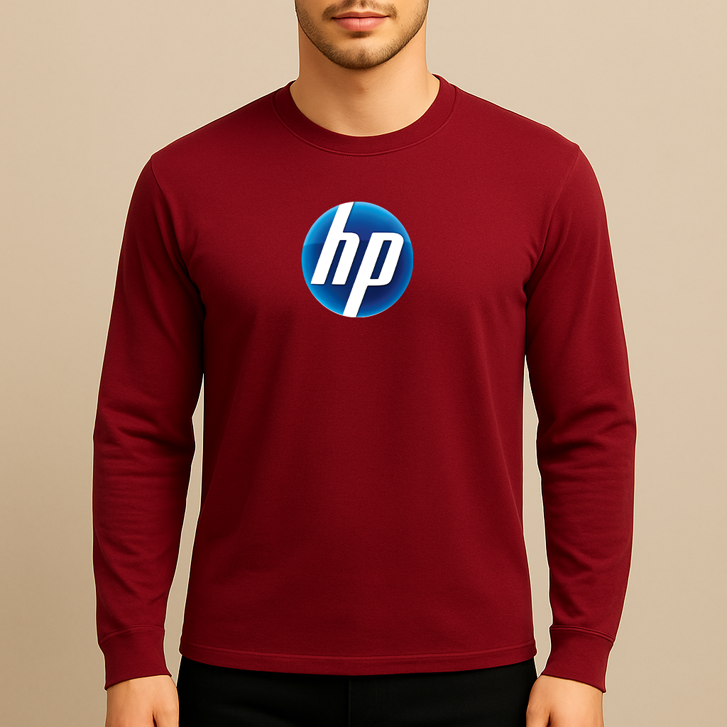 Men's HP Logo Long Sleeve T-Shirt