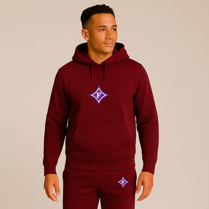 Men's Furman Paladins Logo Hoodie Joggers Set