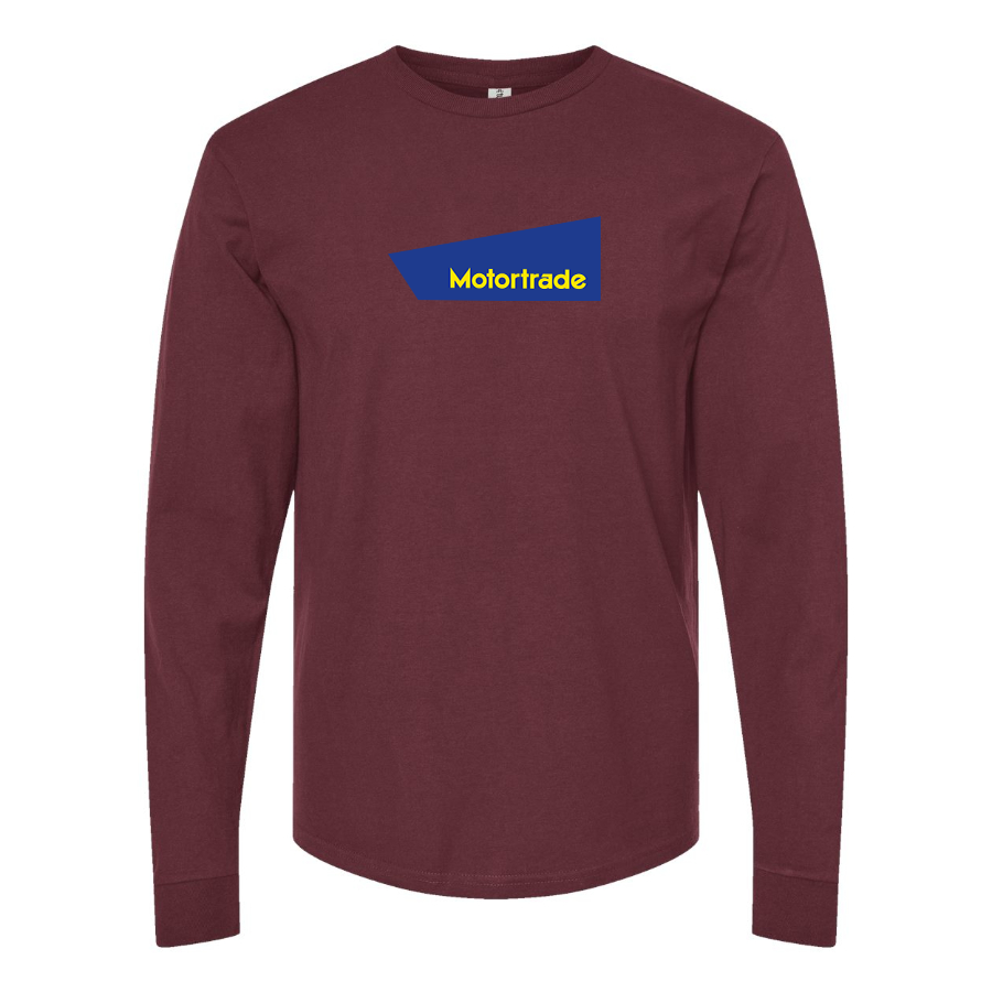 Men's Motortrade Logo Cotton Long Sleeve T-Shirt