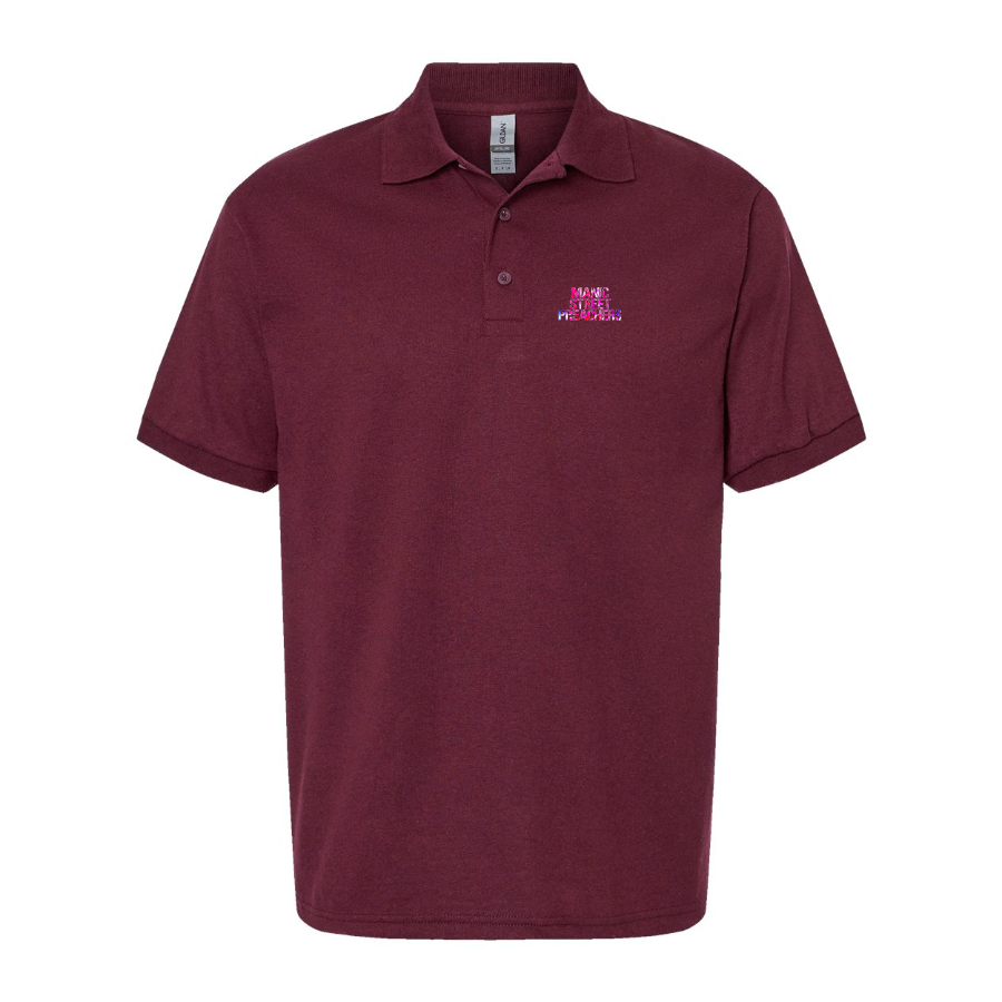 Men's Manic Street Preachers Logo Dry Blend Polo
