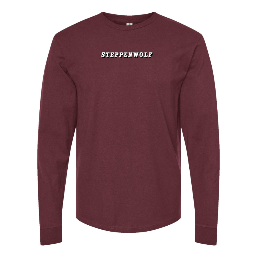 Men's   Steppenwolf Logo Cotton Long Sleeve T-Shirt