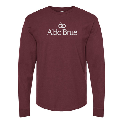 Men's Aldo Brue Logo Cotton Long Sleeve T-Shirt