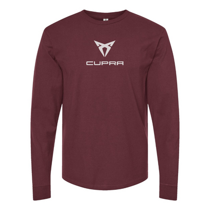 Men's Cupra  Logo Cotton Long Sleeve T-Shirt