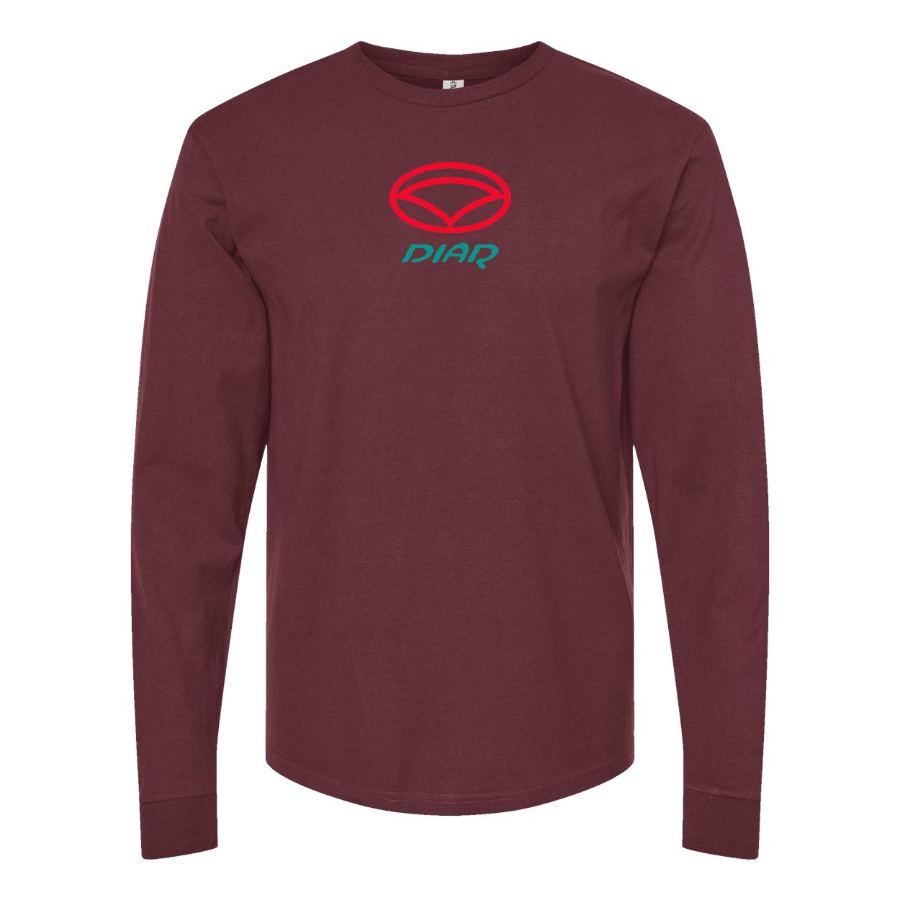 Men's Diar Motors Logo Cotton Long Sleeve T-Shirt