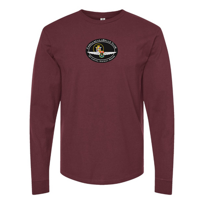 Men's Cadillac and Lasalle Club Logo Cotton Long Sleeve T-Shirt