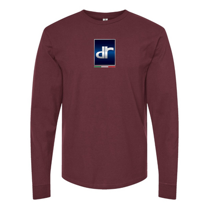Men's DR Automobiles Logo Cotton Long Sleeve T-Shirt