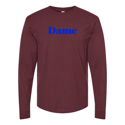 Men's Dame Products  Logo Cotton Long Sleeve T-Shirt