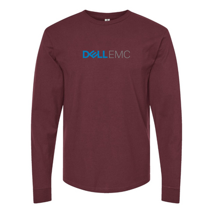 Men's EMC Logo Cotton Long Sleeve T-Shirt