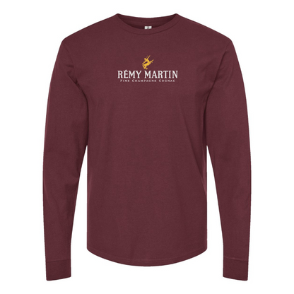 Men's Rémy Martin Logo Cotton Long Sleeve T-Shirt