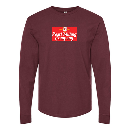 Men's Aunt Jemima Logo Cotton Long Sleeve T-Shirt