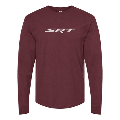 Men's Street Racing Technology Logo Cotton Long Sleeve T-Shirt