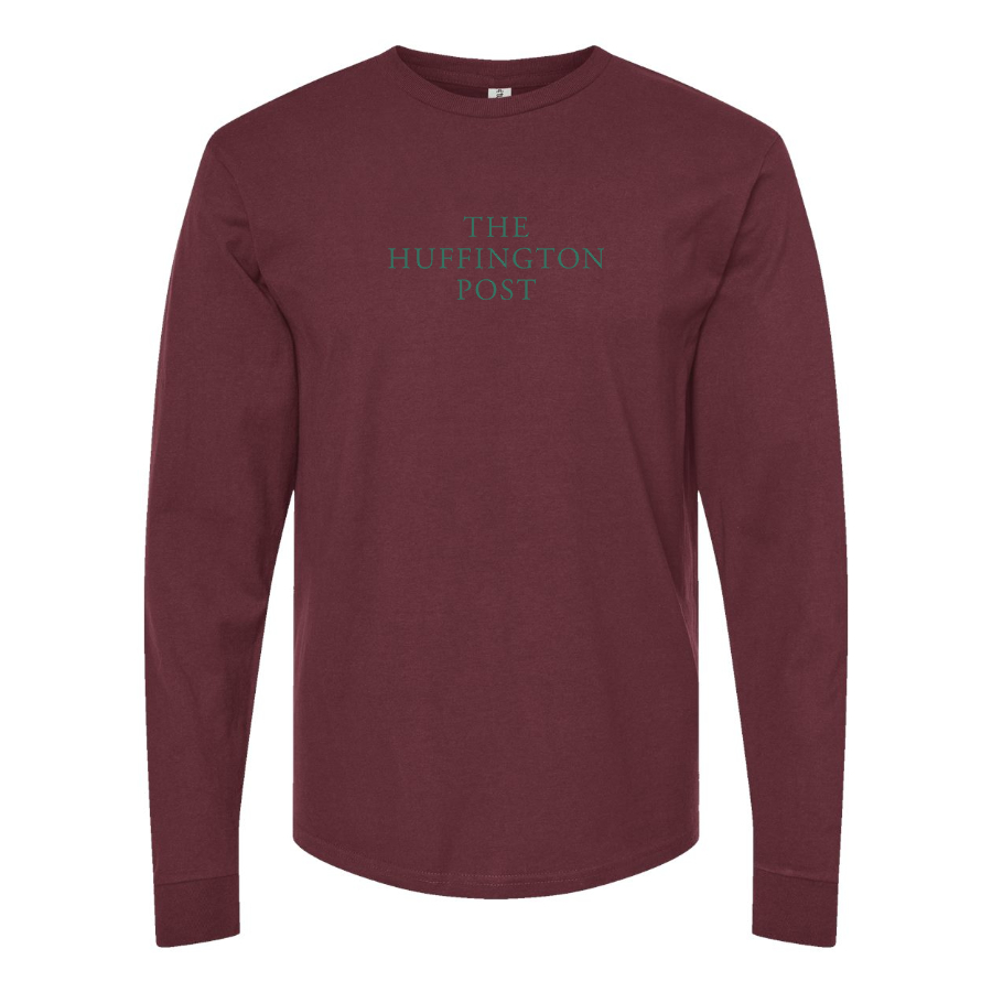 Men's The Huffington Post Logo Cotton Long Sleeve T-Shirt
