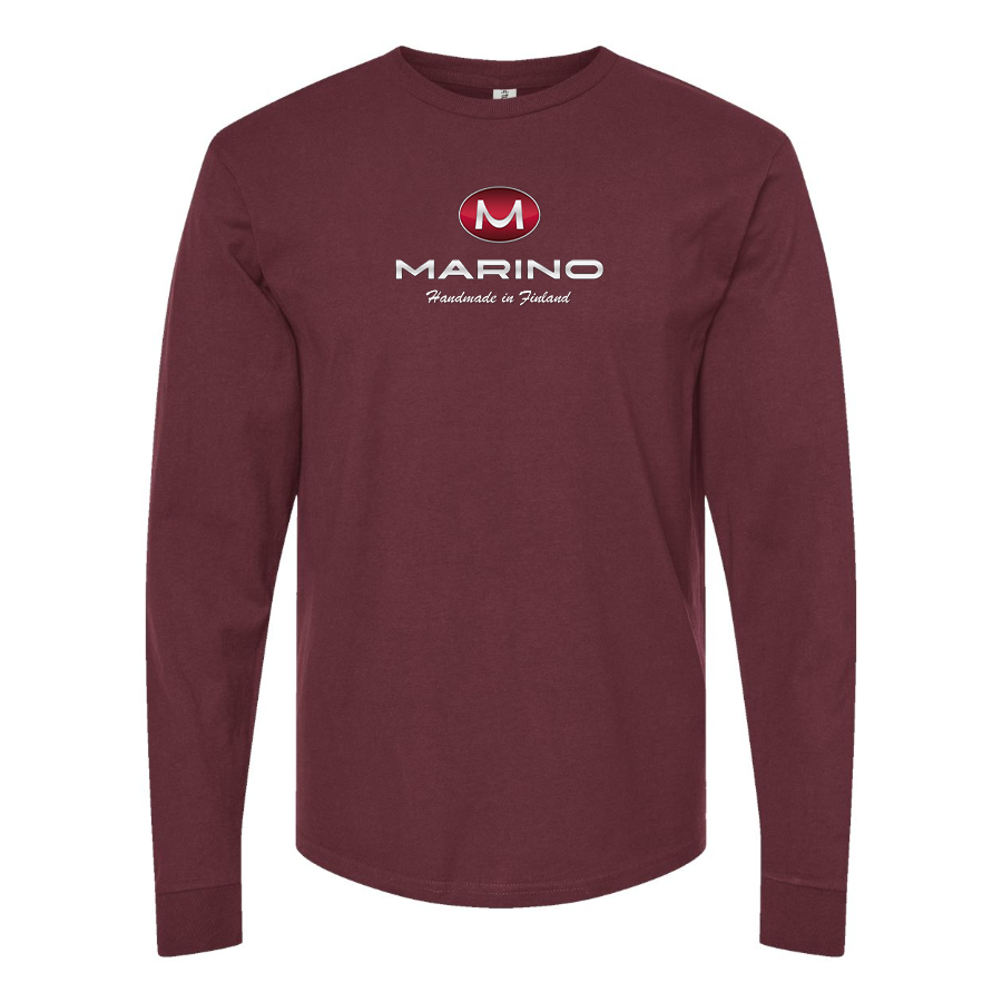 Men's Marino Finland Logo Cotton Long Sleeve T-Shirt